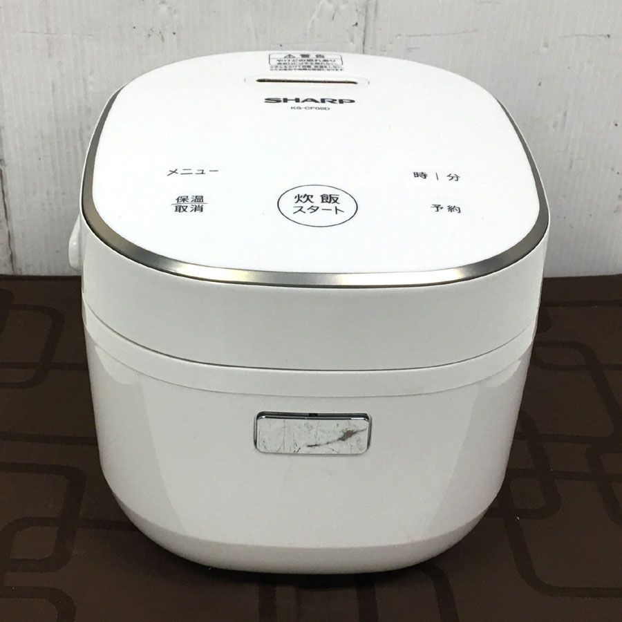 新品SHARP 炊飯器 KS-CF05D ホワイト 3合炊き Amazon | KS-CF05D-W(ホワイト系) ジャー炊飯器 3合炊き