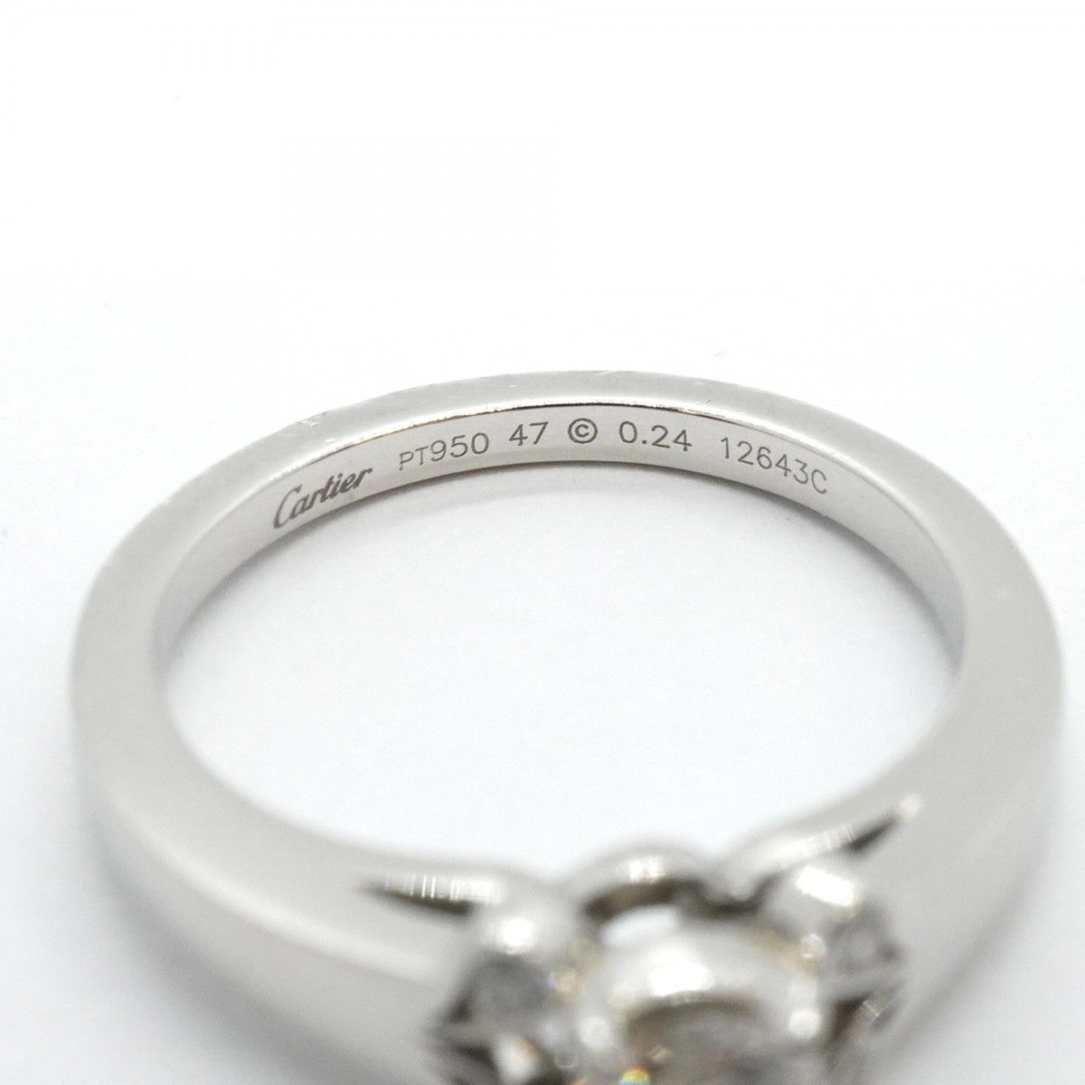 【極美品】新品同様　カルティエ　ラニエール　リング　Pt950 指輪 Cartier - 【極美品】新品同様 カルティエ ラニエール リング