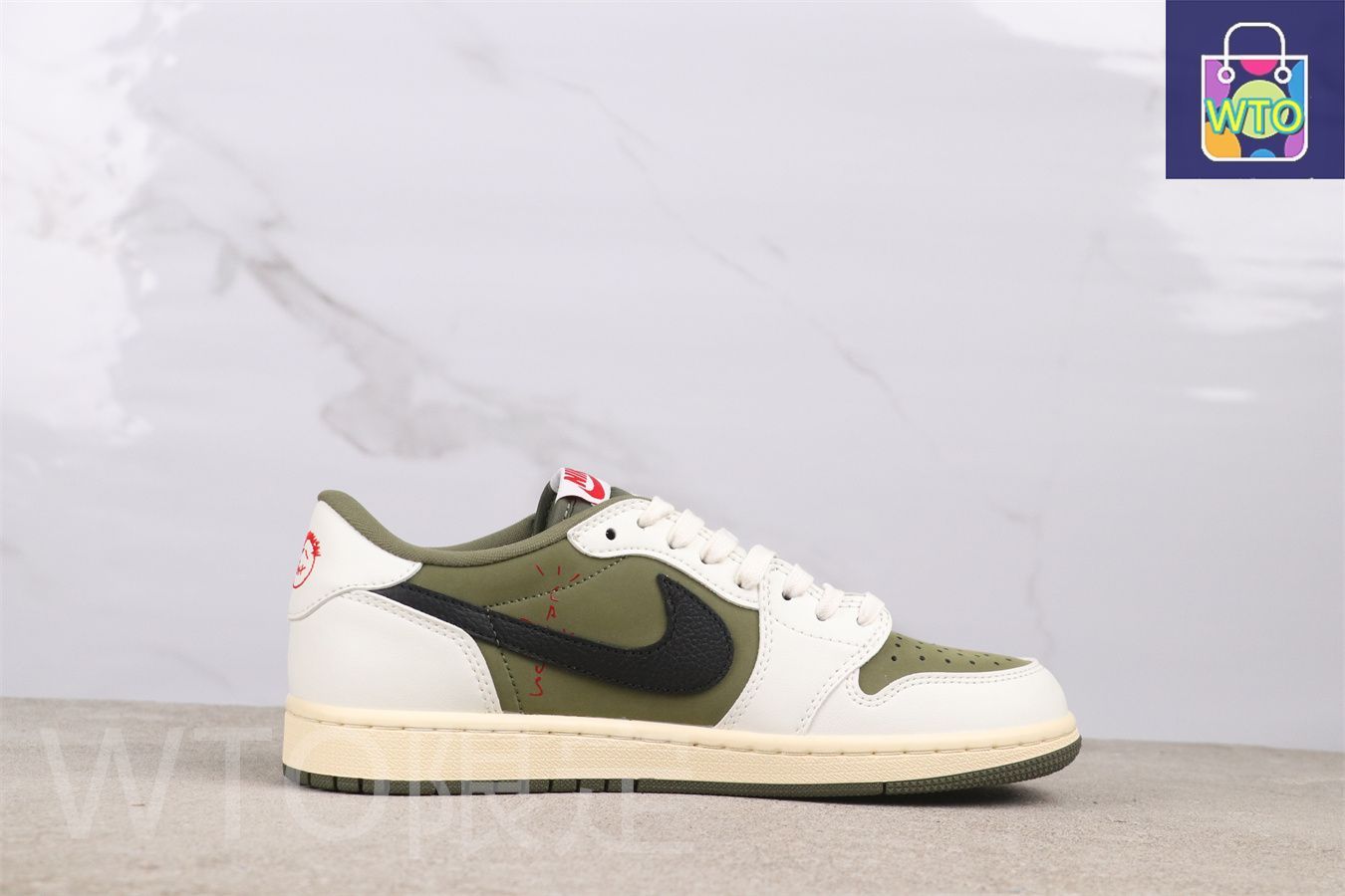 今日 Air Jordan エアジョーダン aj1 AJ1 Travis Scott x Air Jordan 1 Low DM7866-20-WTO輸入1