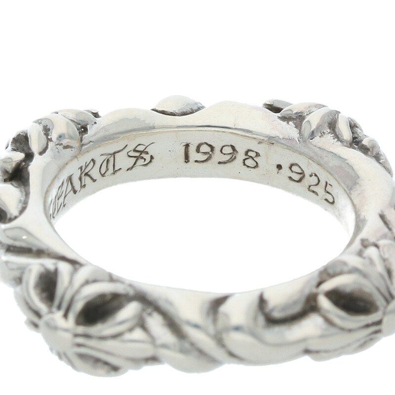 クロムハーツ SBT BAND/SBTバンド シルバーリング メンズ 7号 クロム