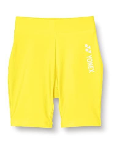 【新品・5営業日で発送】YONEX ヨネックス ジュニアハーフスパッツ (STBF2015J) 色 : イエロー サイズ : J150 