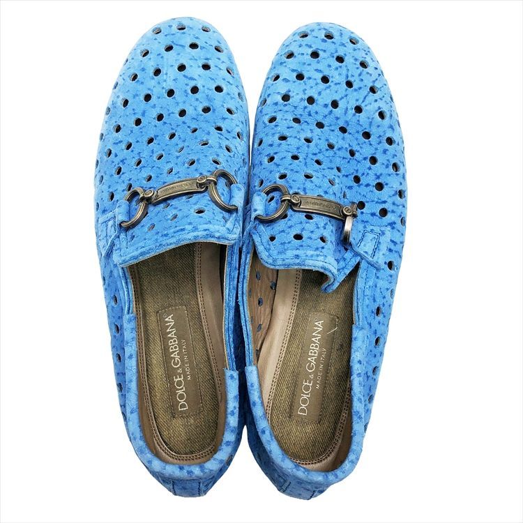 Dolce & Gabbana 青 ローファー Dolce & Gabbana Blue loafers - Blue - Men | A50598AT44186115