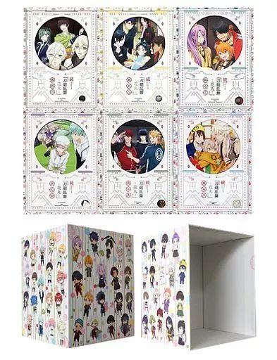 【】アニメDVD 続 刀剣乱舞 -花丸- 初回生産限定版 全6巻セット(TOHO animation STORE全巻収納BOX付き)