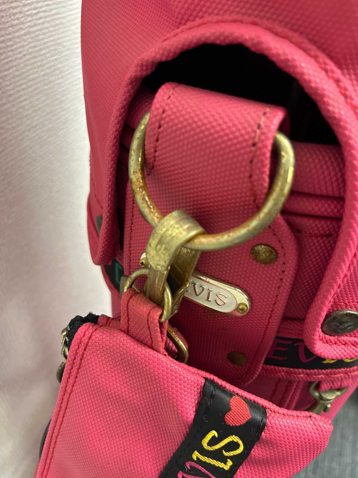 【限定】ゴルフパートナーキャディバッグ中古　ヘッドカバー5個➕おまけ付き 限定】ゴルフパートナーキャディバッグ中古 ヘッドカバー5個