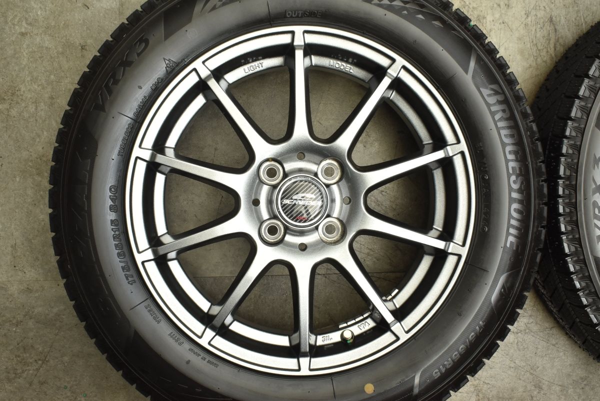 2024年製 バリ溝】シュナイダー 15in 5.5J +45 PCD100 ブリヂストン