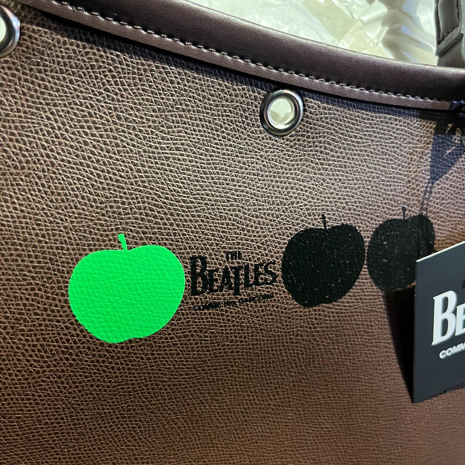 THE BEATLES COMME des GARCONS Boat Bag Green Apple ブラウン ザ 