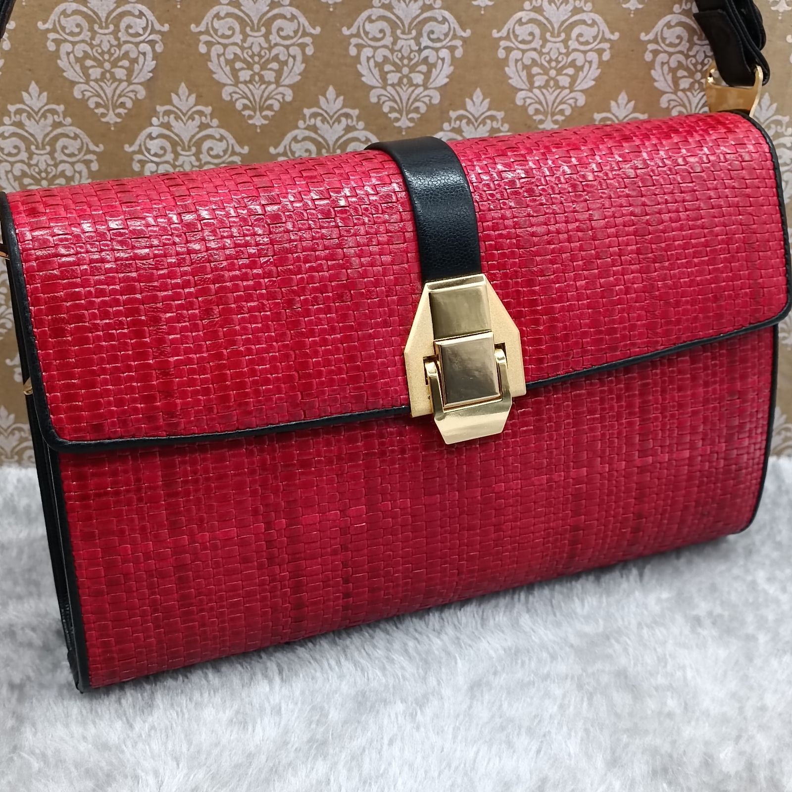 おき宗 》 ☆未使用☆ 草履 バッグ 2点セット 高級 ハンドバッグ 和装