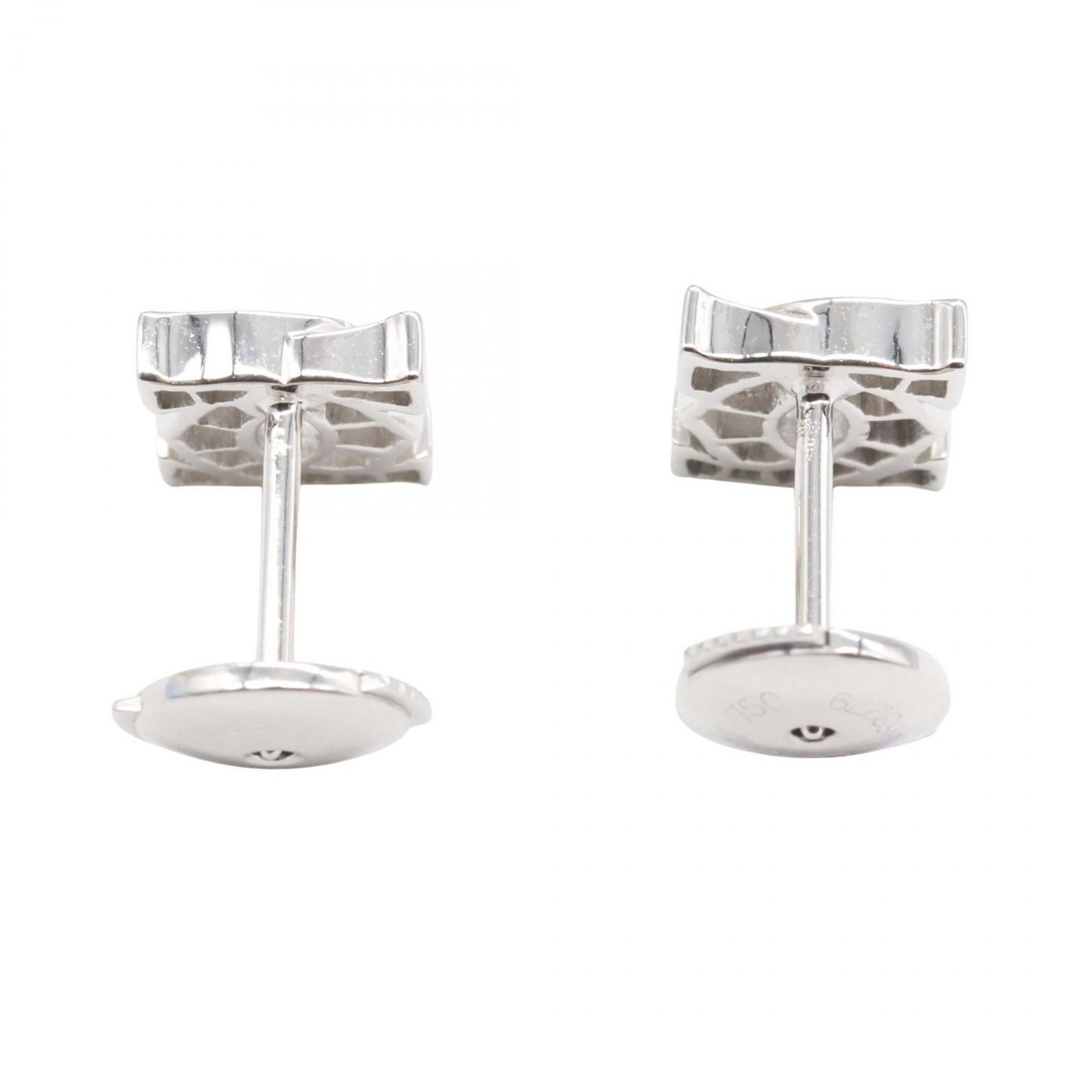 カルティエ CARTIER ピアス 2C ダイヤ ピアス K18WG ホワイトゴールド ダイヤモンド 2C ダイヤ ピアス レディース Used A