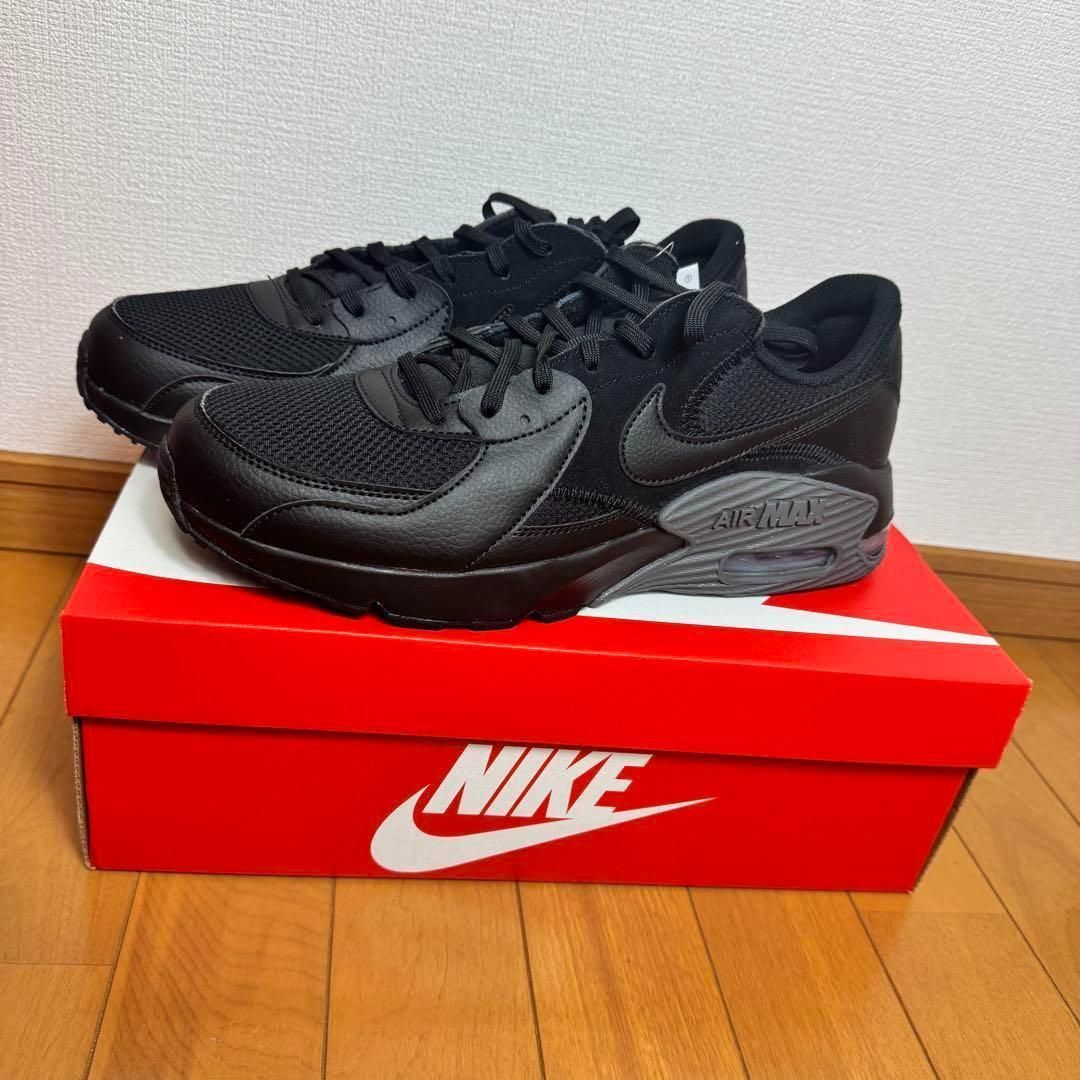 NIKEナイキ　エアーマックスAIR MAX EXCEEブラック　黒　25.5㎝ nike エアマックス エクシー スニーカー メンズ ブラック 黒