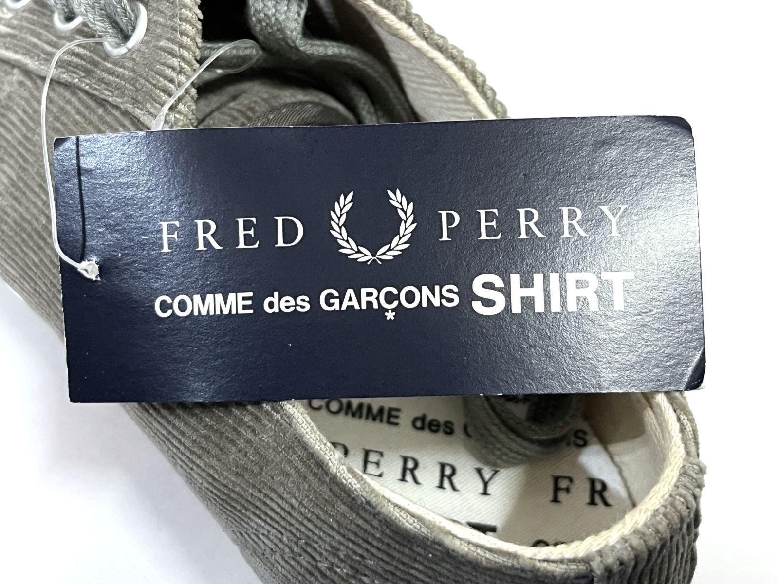 □25cm◇希少 デッドストック COMME des GARCONS SHIRT × FRED PERRY 