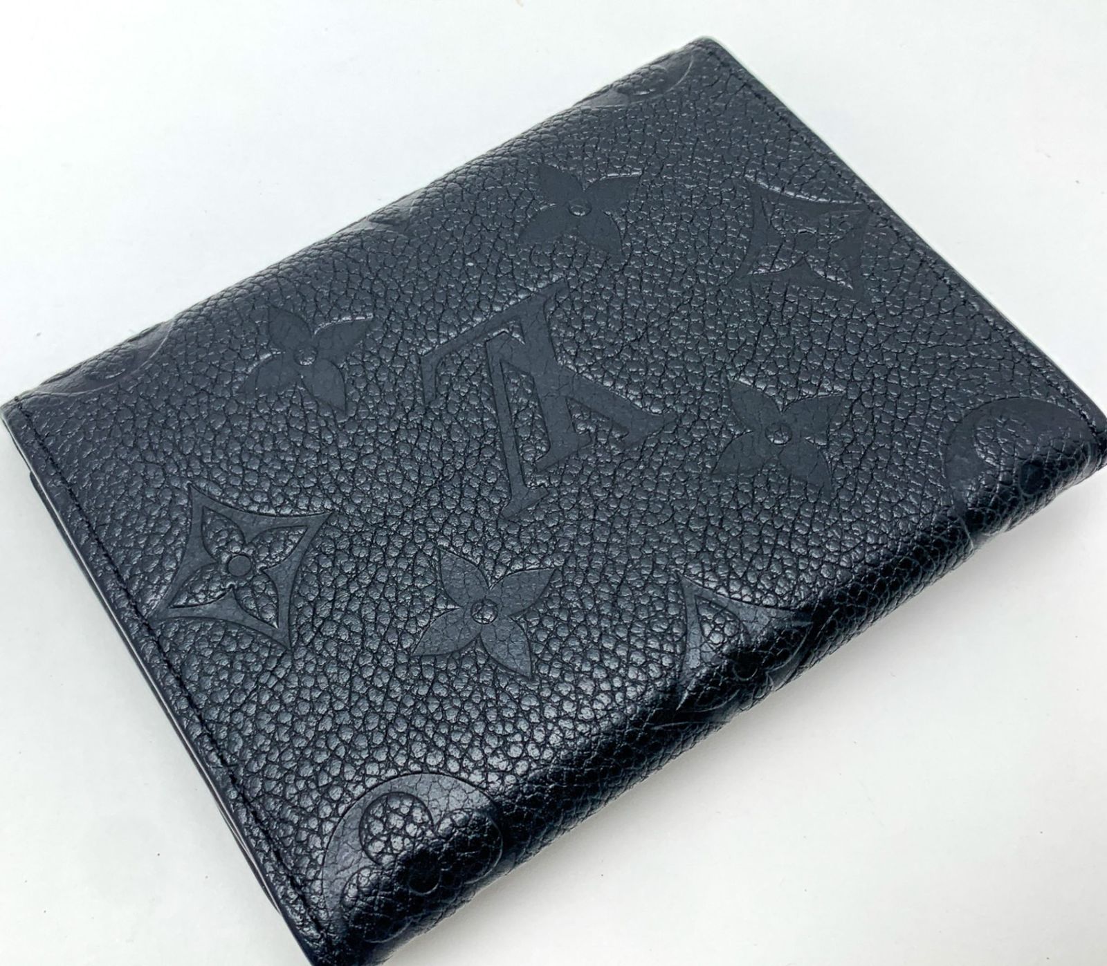 ルイヴィトン モノグラムアンプラント 名刺入れ カードケース ブラック ノワール LOUIS VUITTON ルイヴィトン モノグラムアンプラント ブラック