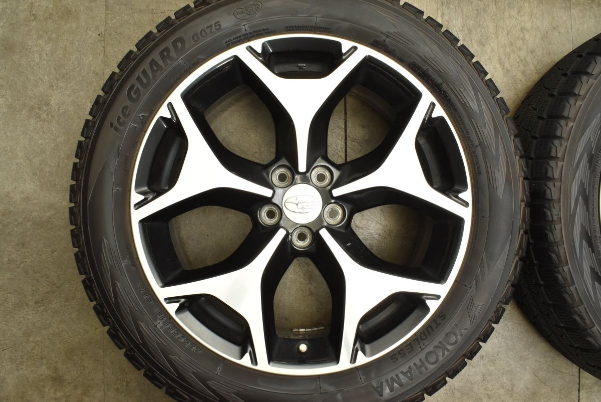 バリ溝】スバル GT系 XV 純正 ENKEI製 18in 7J +48 PCD100 ヨコハマ