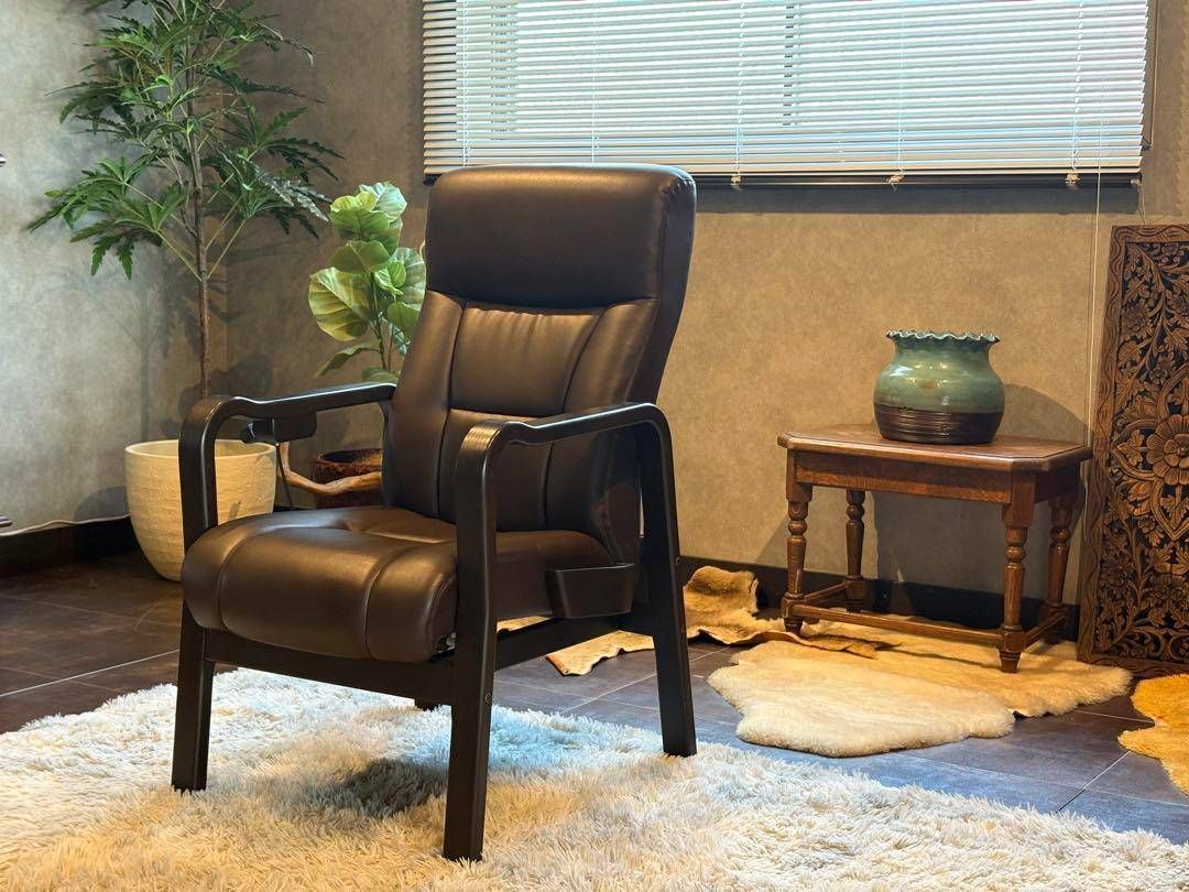 希少 フジファニチア FUJIFUNITURE リクライニングソファ nz