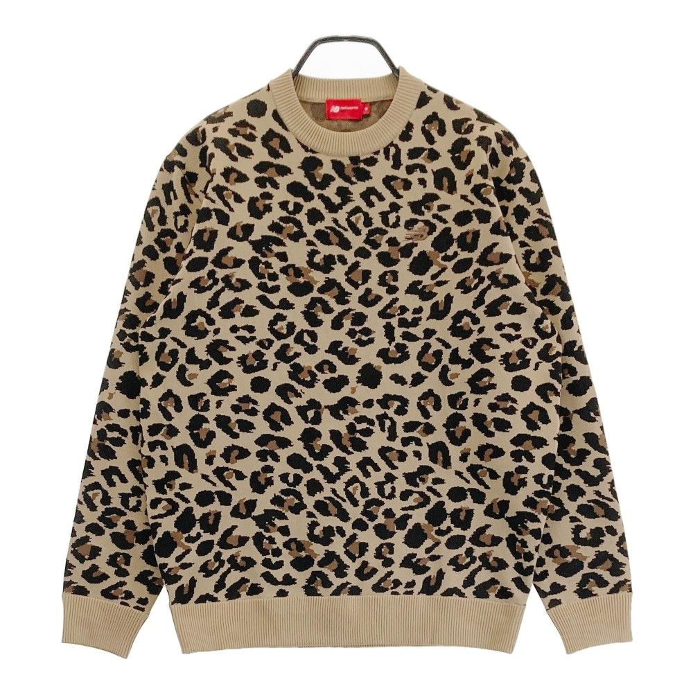 New Balance ふわふわレオパード柄 セーター　ゴルフ サイズＳ New Balance ふわふわレオパード柄 セーター ゴルフ サイズS サイズ