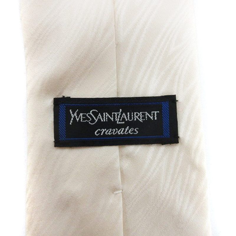 イヴサンローラン YVES SAINT LAURENT ネクタイ 総柄 シルク