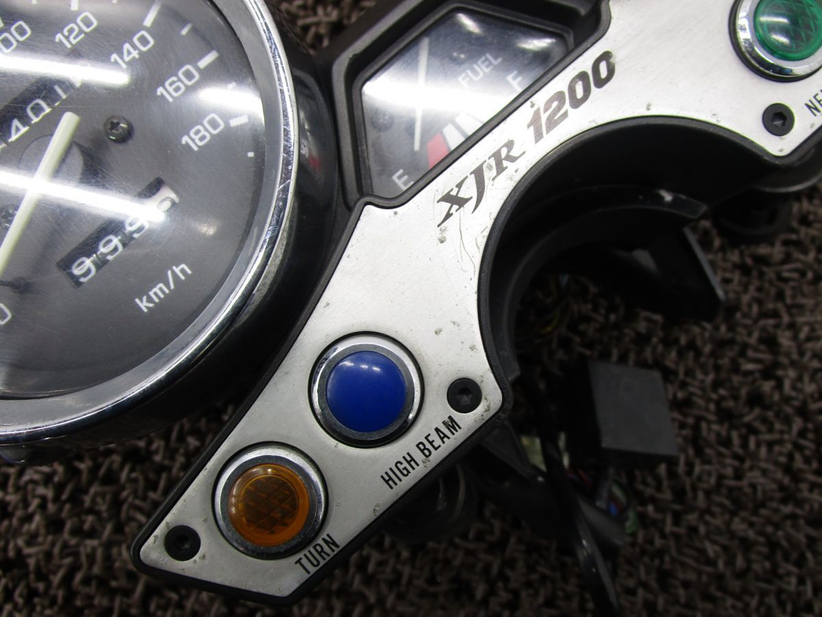 XJR1200 メーター スピード タコ インジケーターランプ A6794 4KG ヤマハ 4CC キャブ車 動画有 BRIGHTFACE_UK