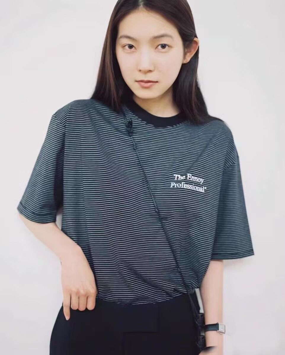 新品 大人気 男女兼用 The Enmoy Professional ストライプTシャツ  