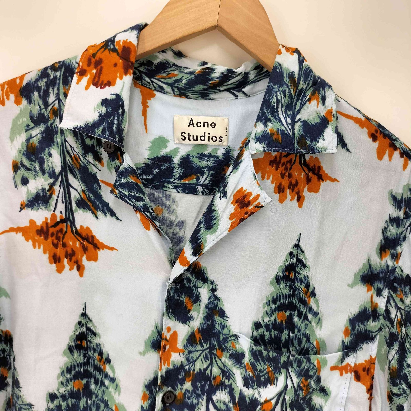 アクネストゥディオズ ACNE STUDIOS 19SS Simon Pine Vacation Shirt