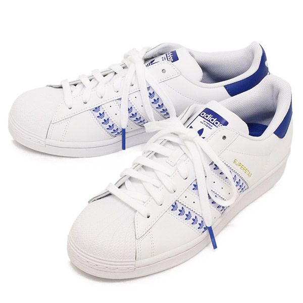 adidas (アディダス) FY3494 SUPERSTAR スーパースター スニーカー フットウェアホワイトxラッシュブルーxラッシュブルー AD054 adidas 23.5cm