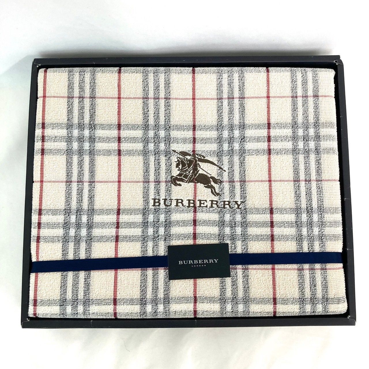 Burberry 　ノバチェック柄タオルセット Z5079 バーバリーバスタオル2枚セットBURBERRY ノバチェック 西川産業