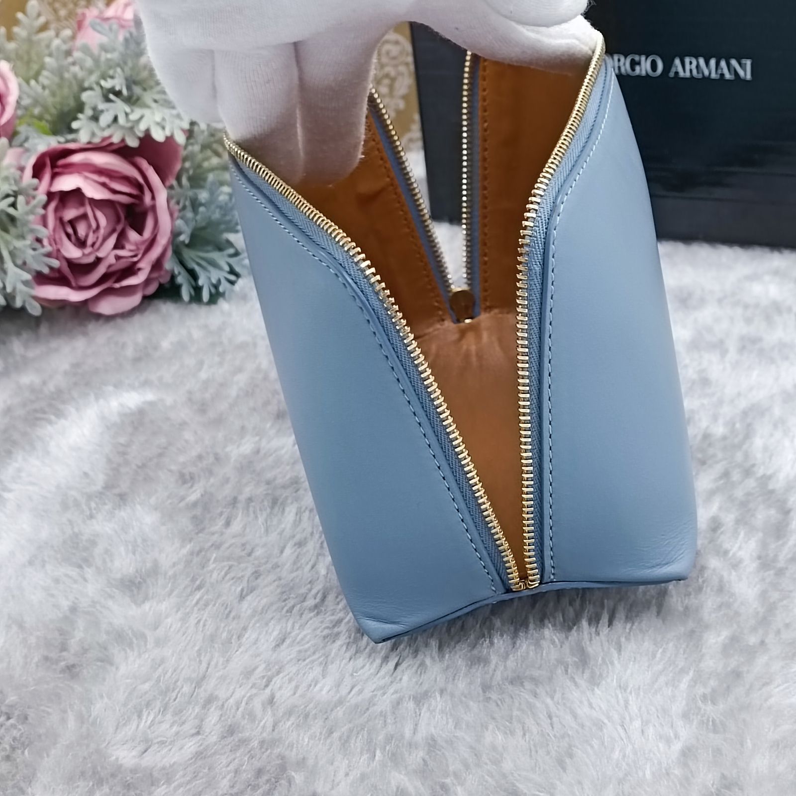 GIORGIO ARMANI 》 ジョルジオアルマーニ ポーチ コスメポーチ 