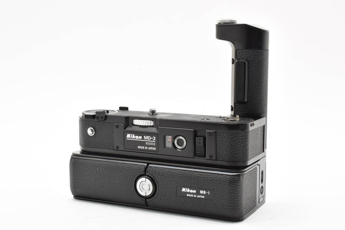 ★美品★ ニコン F2用 モータードライブ MD-1 MB-1 #14443 ニコンF2 モータードライブMD-1カタログ: ニコンカメラの小(古)ネタ
