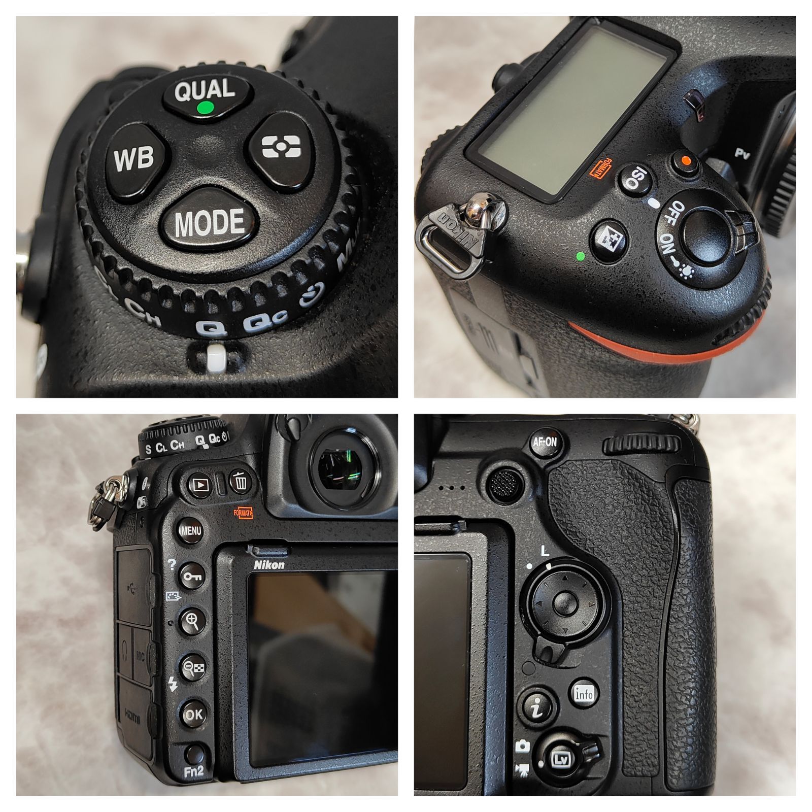 極美品】Nikon デジタル一眼レフカメラ D500 ボディ バッテリー