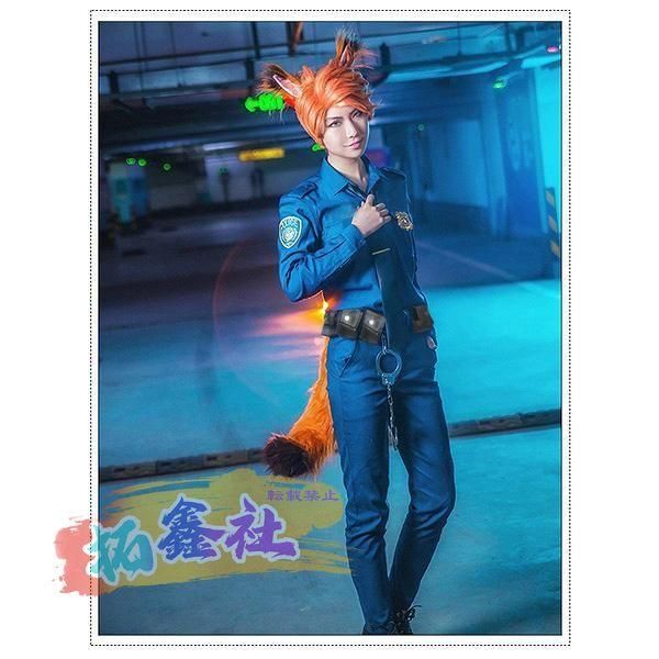 【送料無料】 フルセット ディズニー ズートピア ジュディ ホップス ニック ワイルド 警察官 コスプレ衣装