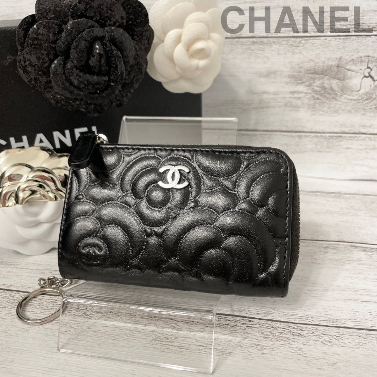 CHANEL✨シャネル✨カメリア✨コインケース✨カードケース✨名刺入れ 