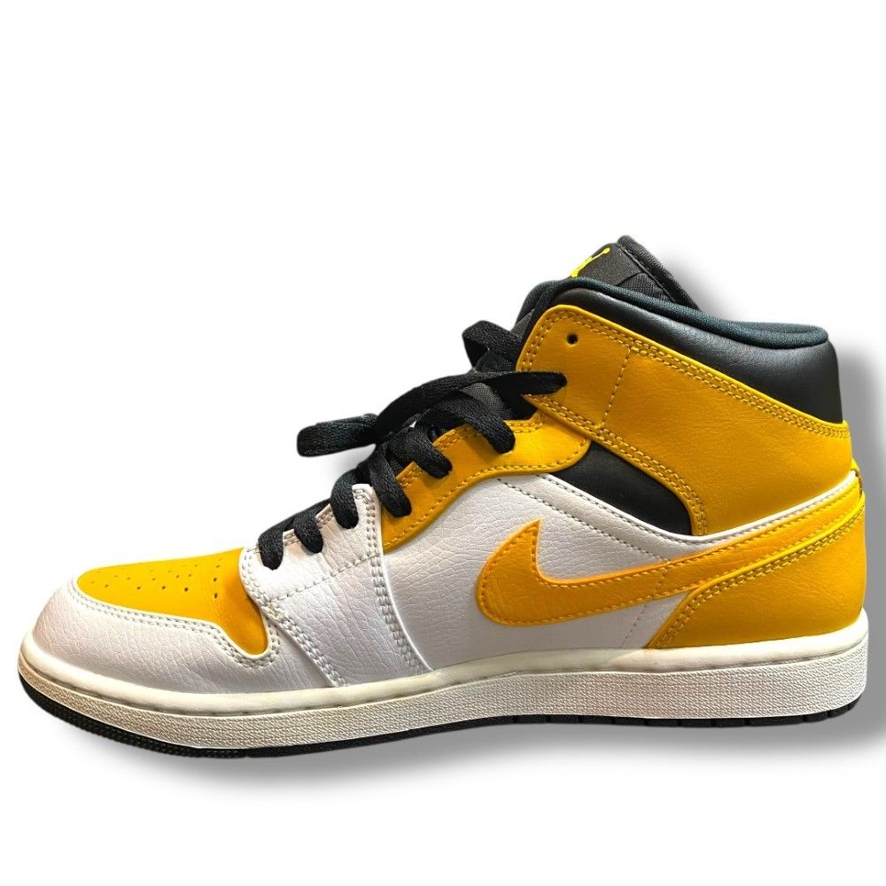 NIKE / AIR JORDAN 1 MID UNIVERSITY GOLD/28.5cm/YLW/レザー/554724-170 28.5cm NIKE AIR JORDAN 1 MID University Gold 554724-170 - メルカリ