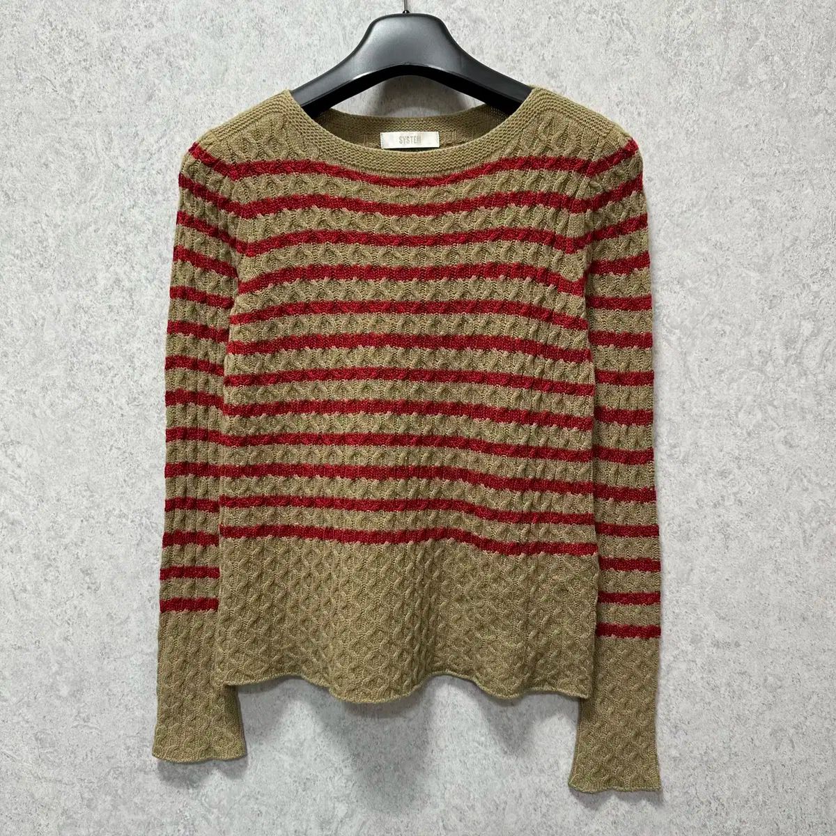 90 The HANDSOME SYSTEM レディース ケーブル編み ニット