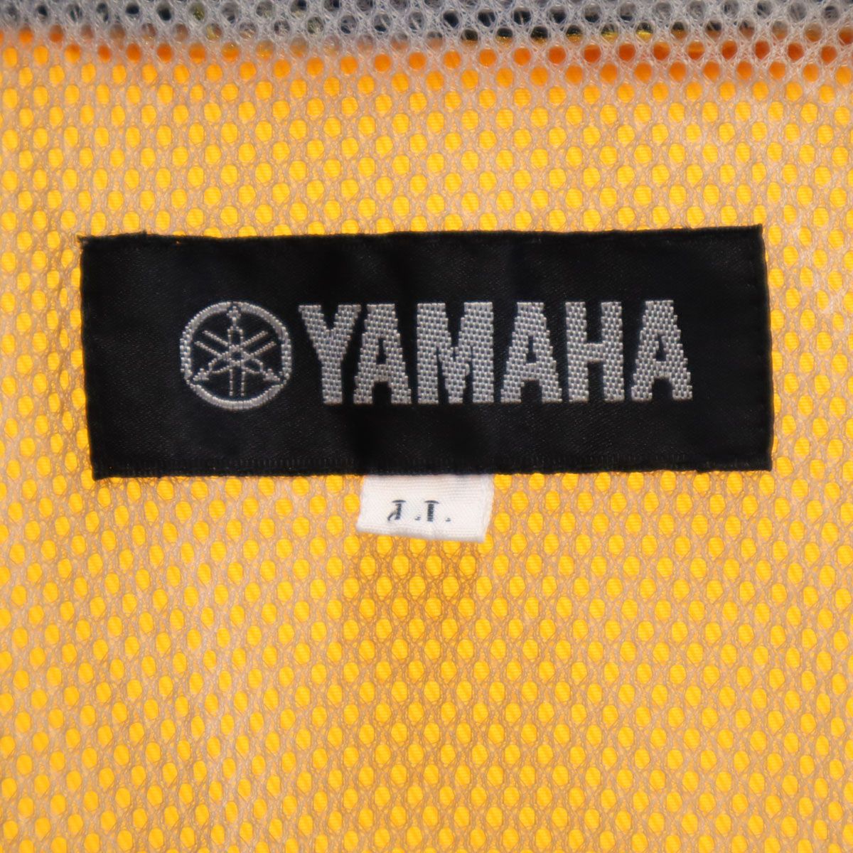 YAMAHA ヤマハ ウインドブレーカー LL イエロー系 裏メッシュ メンズ 古着 WWW_KANDAIZUMI_COM