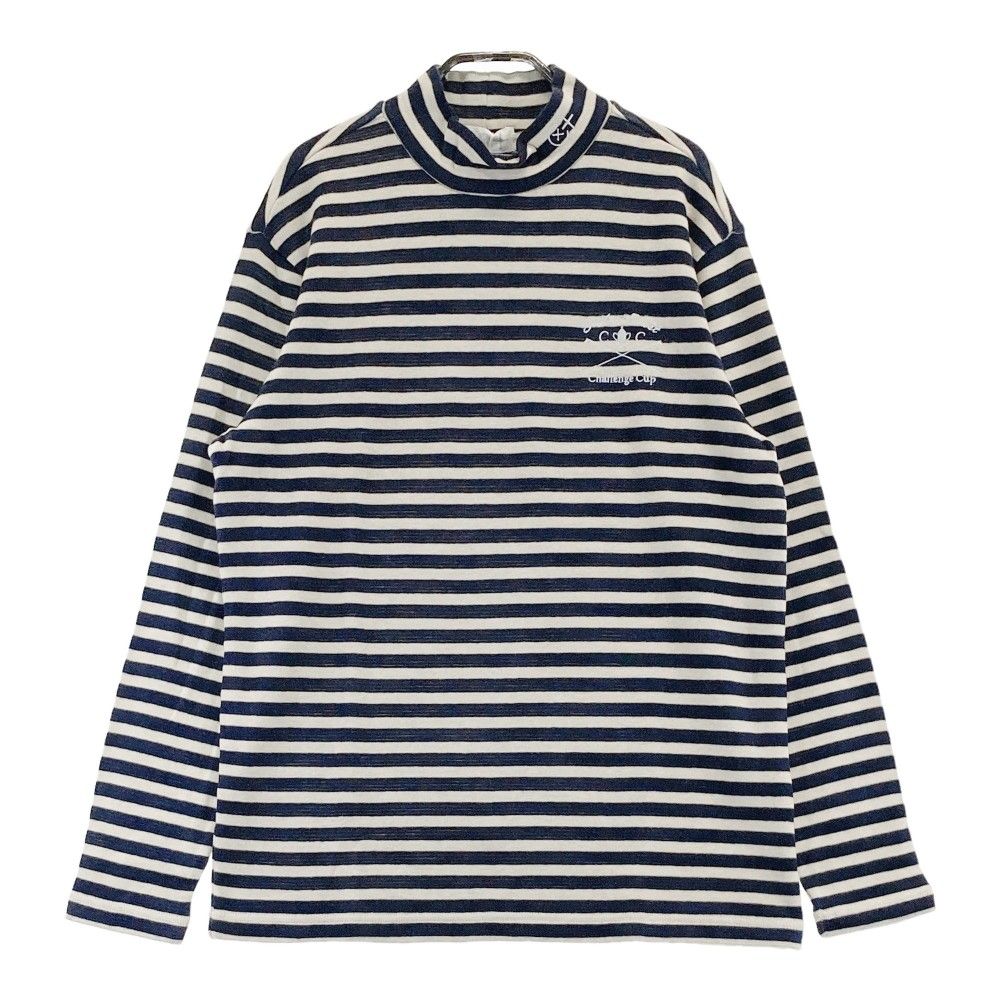サイズ：50 CAMICIA SPORTIVA カミーチャスポルティーバ 51-2192920 ニット セーター ボーダー ネイビー系 [240101345628] ゴルフウェア メンズ ストスト