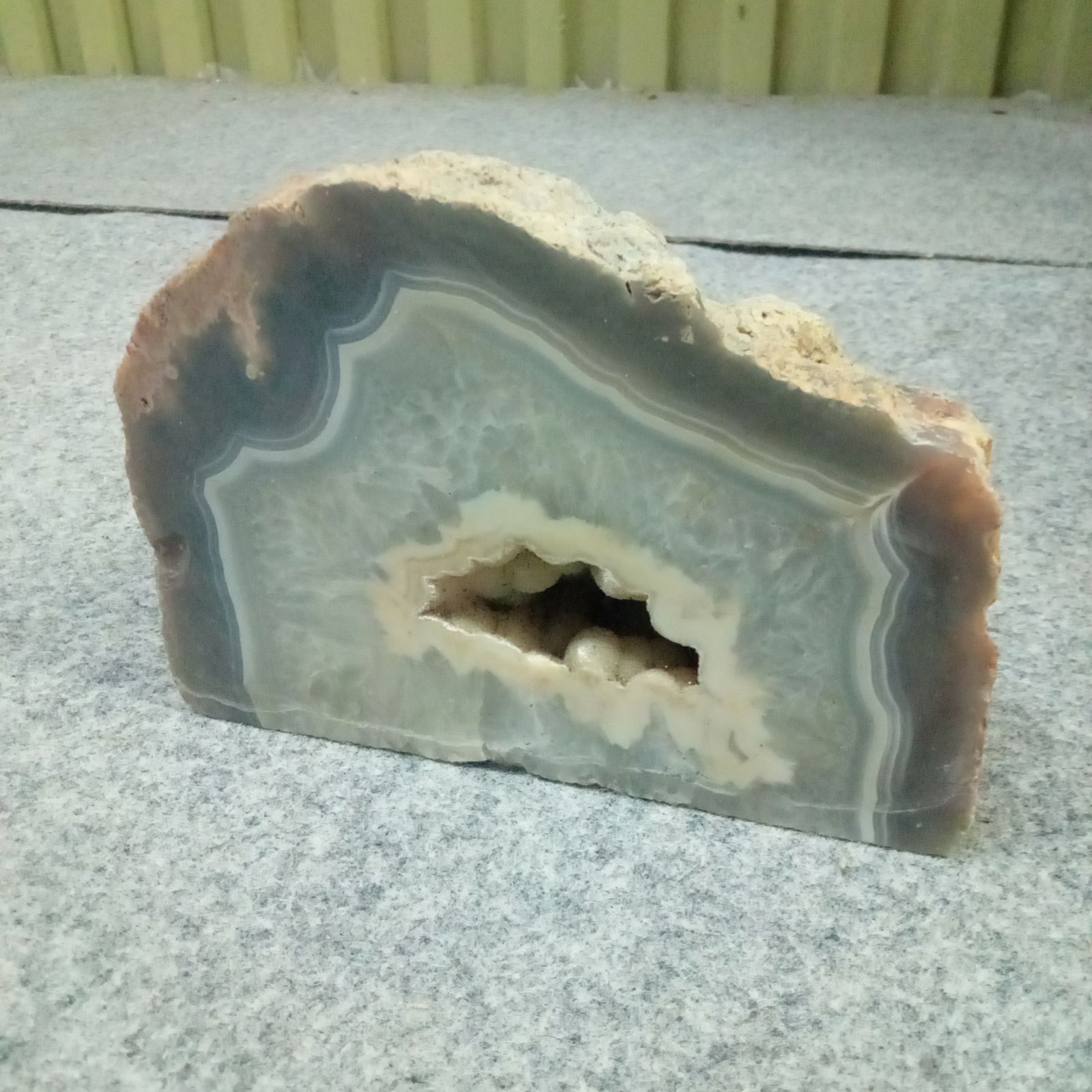 ブラジルメノウ鑑賞石水石