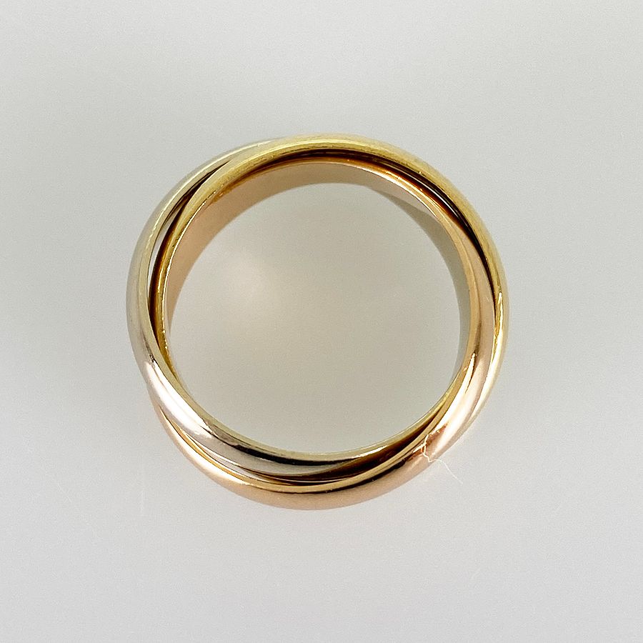 カルティエ Cartier トリニティ MM K18YG 9.5号(49-50) リング ss