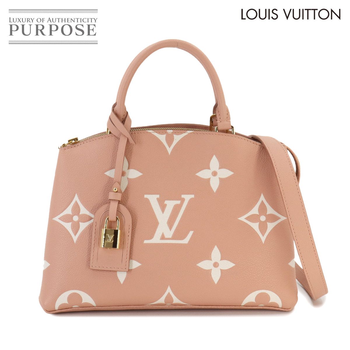 新品同様 ルイ ヴィトン LOUIS VUITTON バイカラー モノグラム
