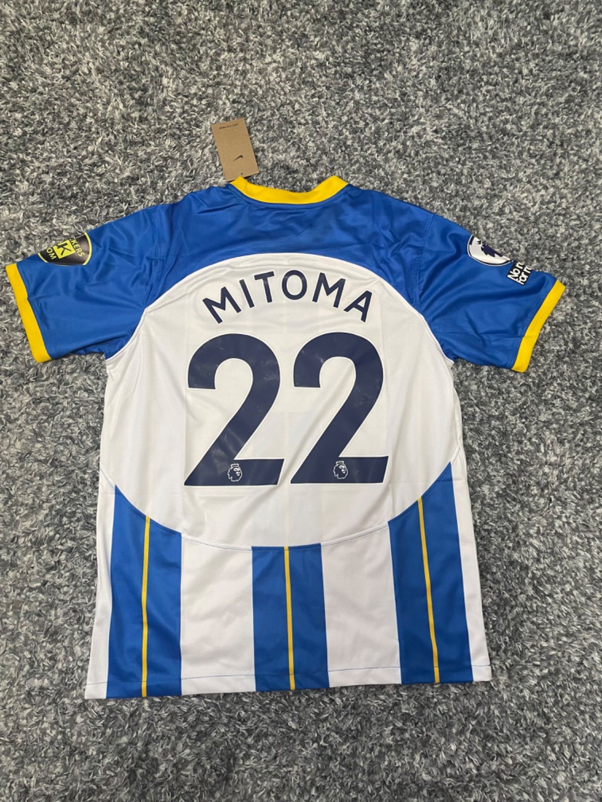 三苫薫　ブライトン 22 サッカージャージ　ユニフォーム　 L 三苫薫 ブライトン 22 サッカージャージ ユニフォーム L 三苫薫