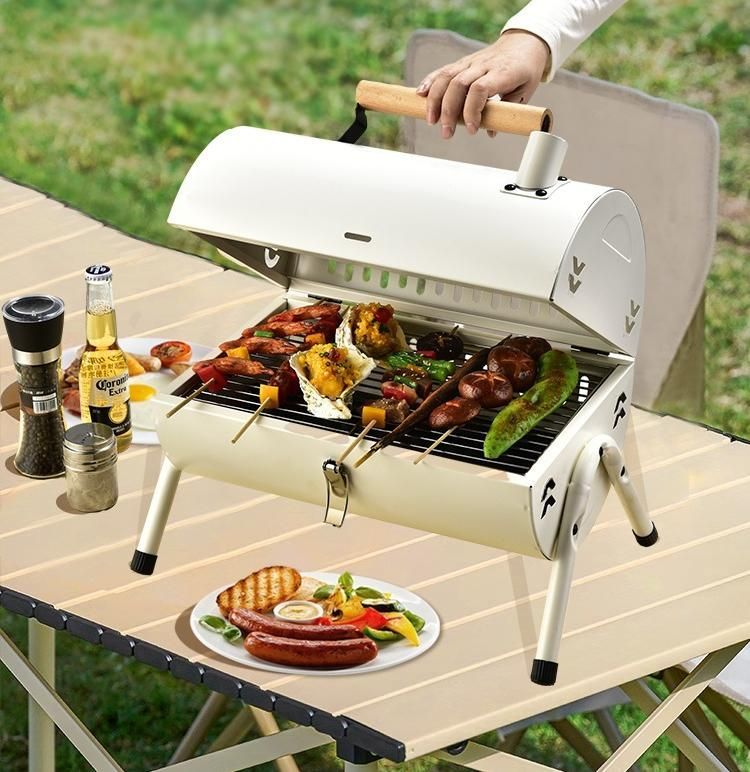 囲炉裏風炭火炉 茶・焼き用 携帯式アウトドア