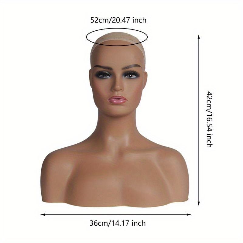 化粧品＆ジュエリー用リアルな女性マネキンヘッドディスプレイスタンド -