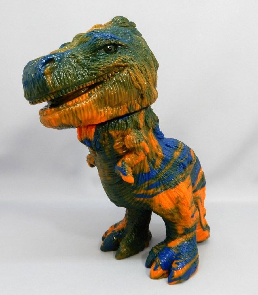 ソフビ monstock 珍説恐竜 ティラゴン ② エトヤ製作堂 ブルマァク