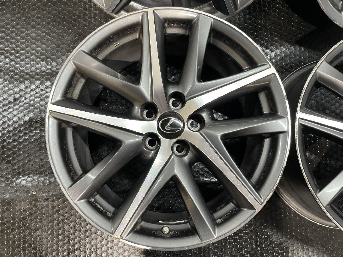 LEXUS GS350 レクサス 純正ホイール 19インチ 4本 8J5HPCD114.3 45 空気圧センサー付 アルファード ヴェルファイアにも MHC454MY