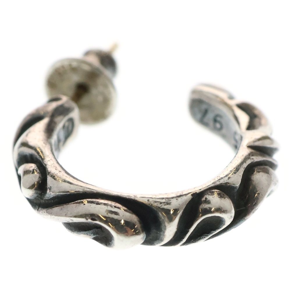 あんしん鑑定対応可 クロムハーツ スクロール フープイヤリング