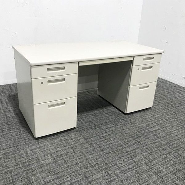 両袖デスク オフィスデスク BS コクヨ グレー