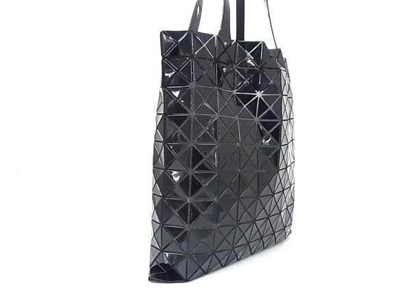 ■極美品■ BAO BAO ISSEY MIYAKE バオバオイッセイミヤケ プリズム PVC ハンドバッグ トートバッグ レディース ブラック系 FM7308 □極美品□ BAO BAO ISSEY MIYAKE バオバオイッセイミヤケ プリズム