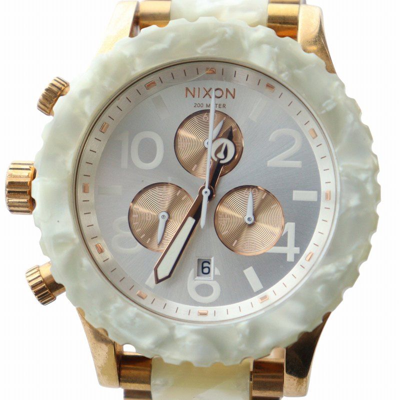 ニクソン NIXON 腕時計 42-20 CHRONO ゴールド A037-1902 A0371902