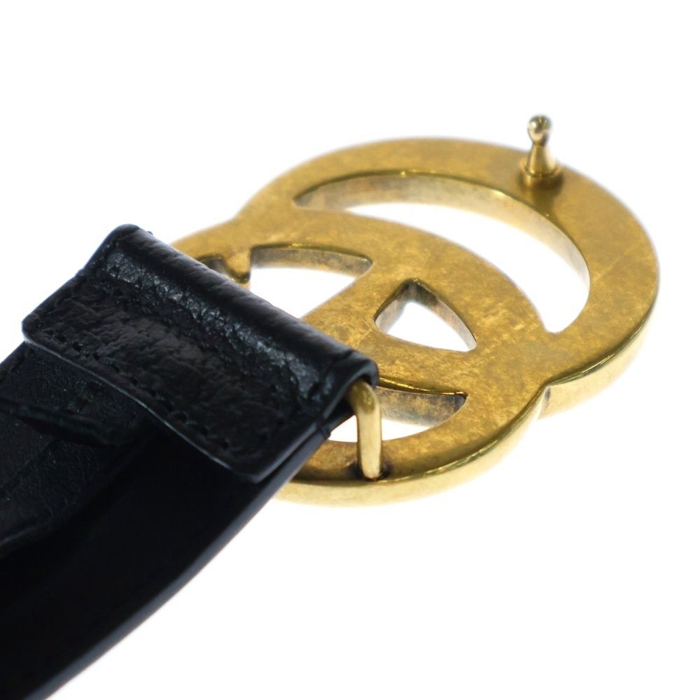 【美品】グッチ マーモント バックル ベルト付き ゴールド ブラック レザー 楽天市場】グッチ GUCCI GGマーモント ゴールドバックル メンズ