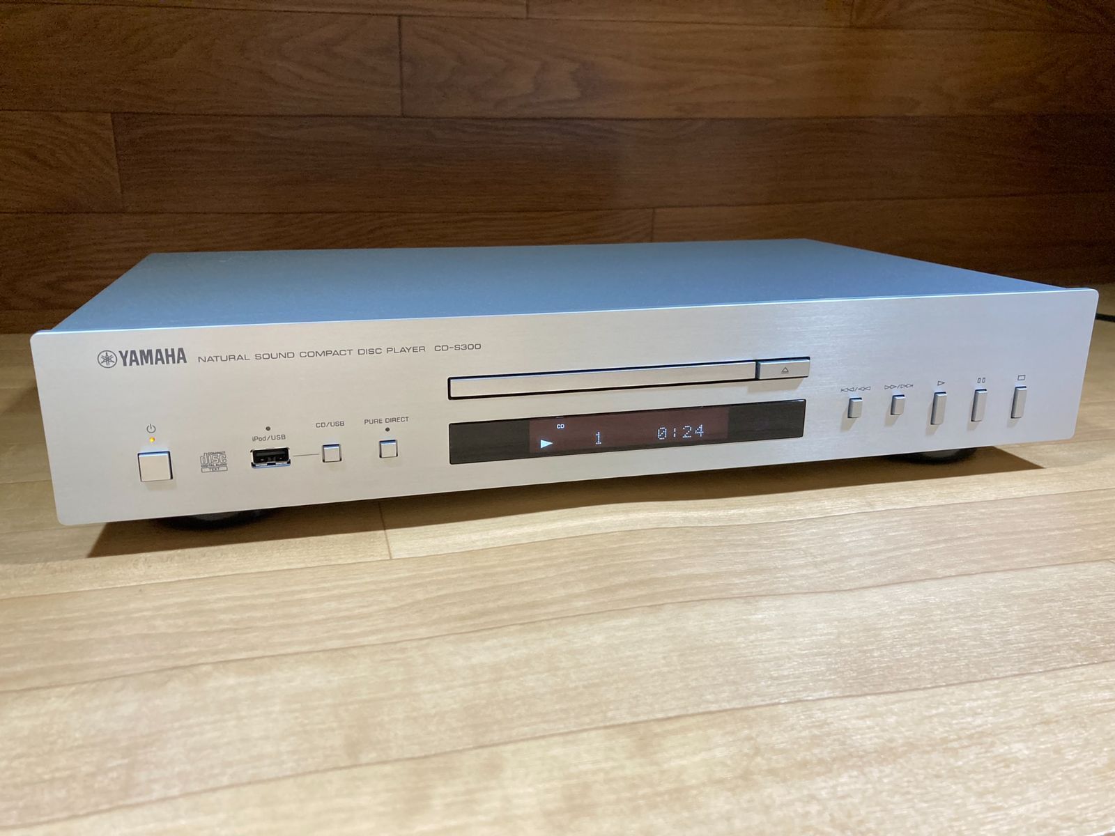 美品☆YAMAHA ヤマハ CDプレーヤー CD-S300S シルバー 高音質 - www