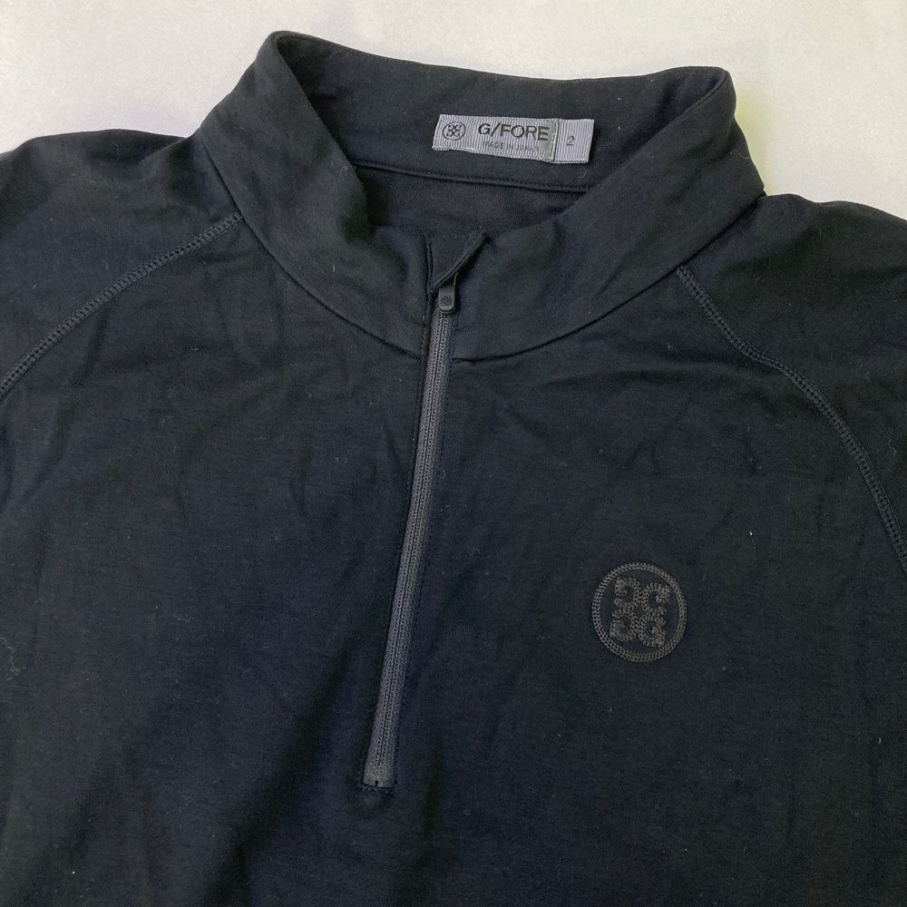 サイズ 2 G FORE ジーフォア ハーフジップ 長袖Tシャツ ブラック系 240101535145 ゴルフウェア メンズ ストスト LLC-HASEGAWATOSO_COM
