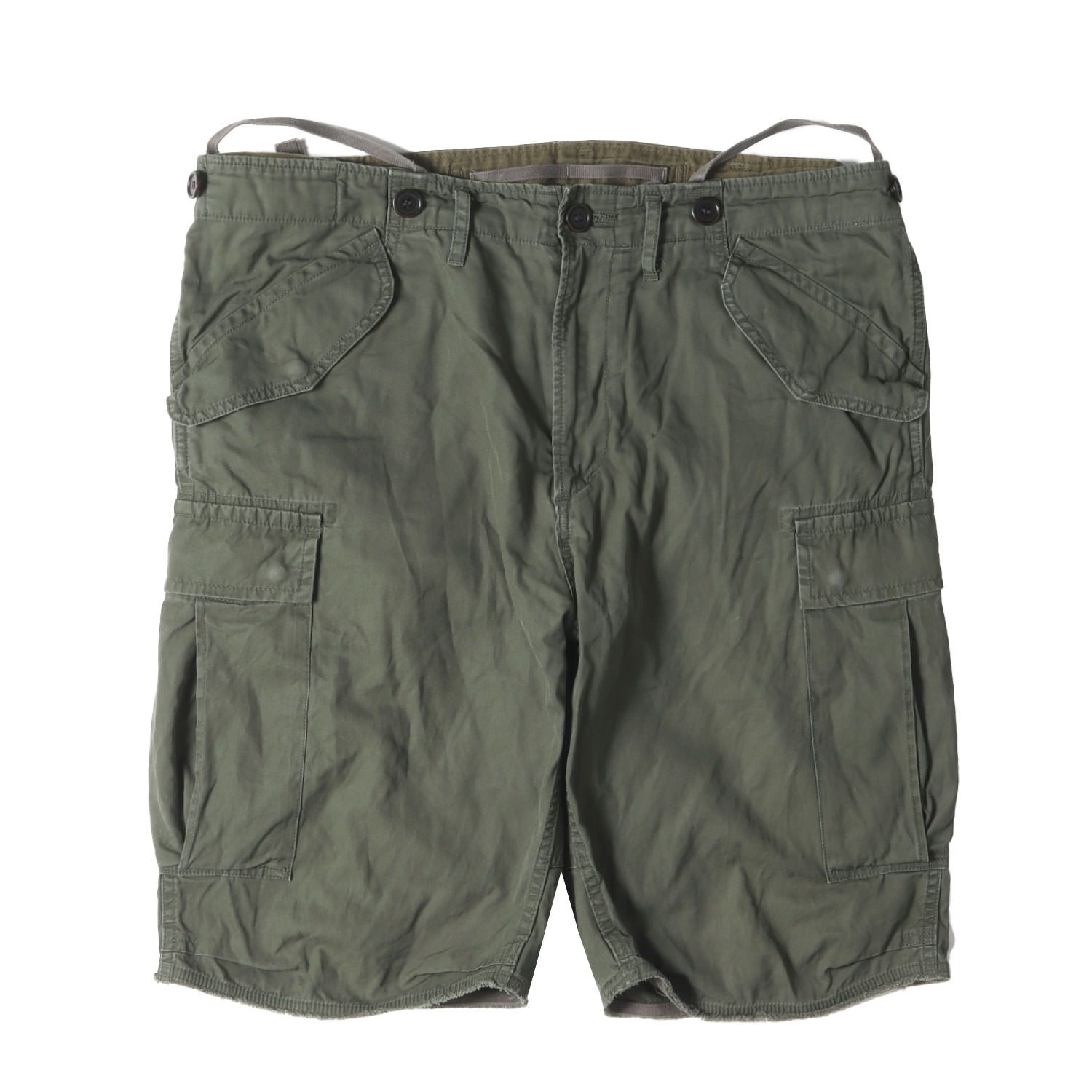 visvim ビズビム パンツ サイズ:3 21SS ジャンボ アイガー ミリタリー カーゴショーツ JUMBO EIGER SANCTION  SHORTS オリーブ ボトムス ズボン ショートパンツ【メンズ】 - メルカリ