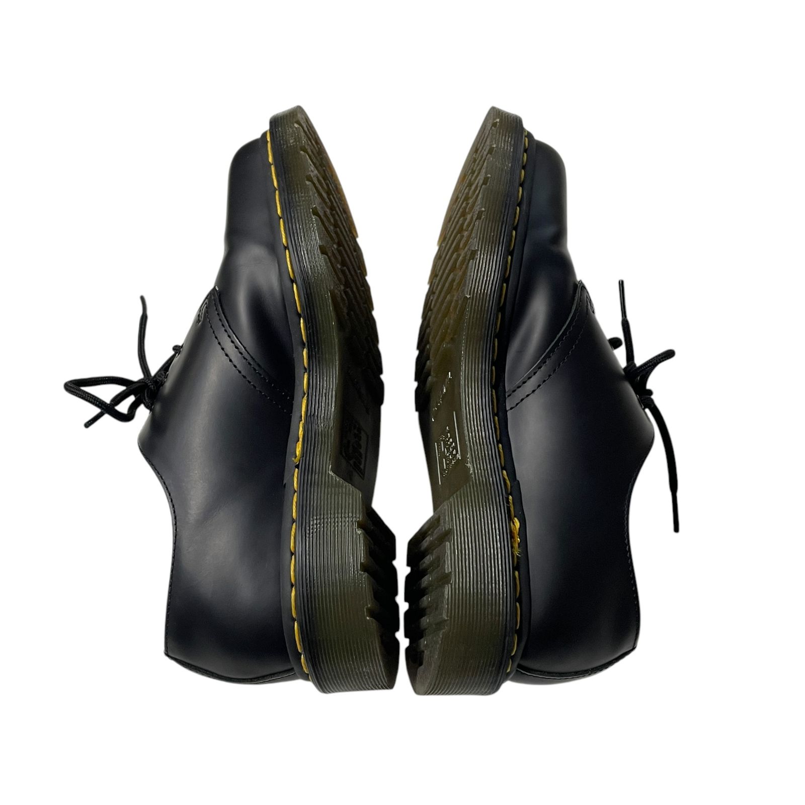 極美品 ドクターマーチン Dr.Martens レザーシューズ ダービーシューズ 3ホール 1461 NYC スムースレザー 革靴 メンズ  UK8(27.0cm相当) イエロー